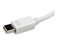StarTech.com Travel A/V Adapter: 3-in-1 Mini DisplayPort to VGA DVI or HDMI Converter - White (MDP2VGDVHDW) - Video converter - DisplayPort - DVI, HDMI, VGA - white - for Apple MacBook Air; MacBook Pro