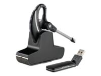 Poly Savi W430A - Headset - over-the-ear mount - DECT - wireless